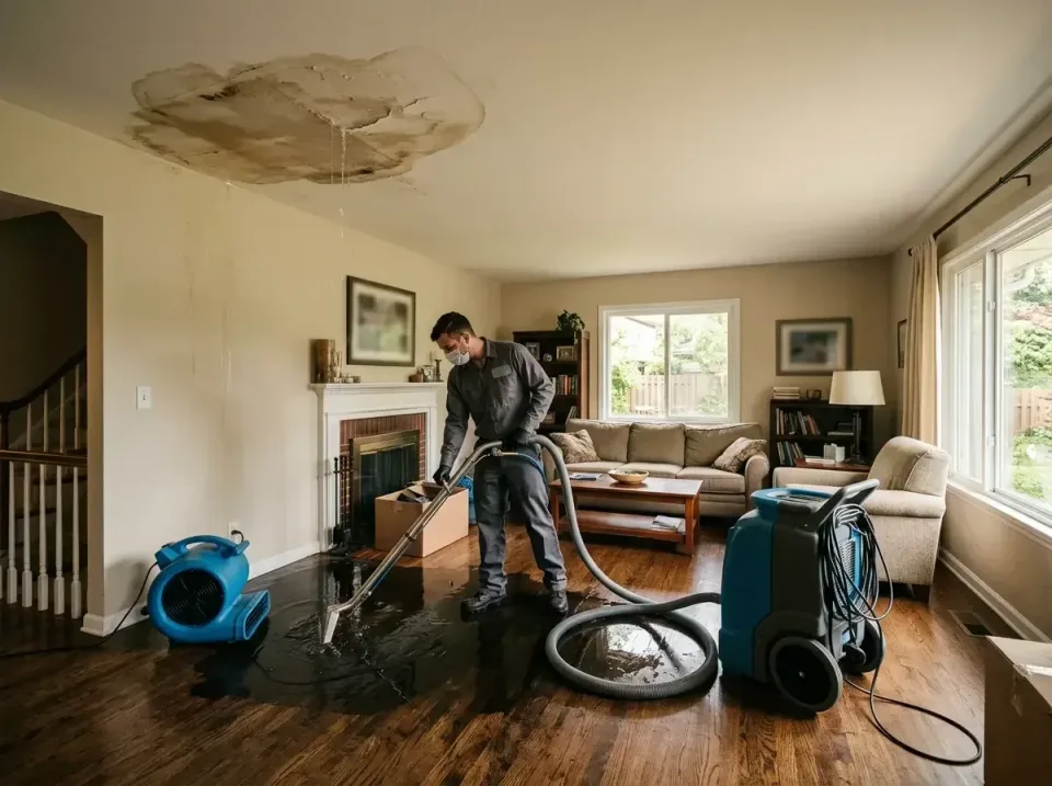 attic-pipe-burst-ceiling-drip-008 — frequently asked questions, Water Damage Restoration & Carpet Care in Broad Creek, NC